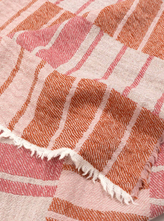 Sointu Blanket Red & Cinnamon by Lapuan Kankurit | Couverture & The Garbstore