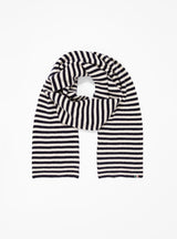 No°86 Spag Scarf Breton Navy & White by Extreme Cashmere | Couverture & The Garbstore