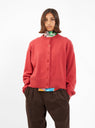 N°170 Chou Cardigan Berry Red by Extreme Cashmere | Couverture & The Garbstore