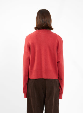 N°170 Chou Cardigan Berry Red by Extreme Cashmere | Couverture & The Garbstore