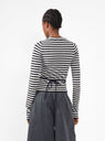 N°202 Minus Sweater Breton Navy & White by Extreme Cashmere | Couverture & The Garbstore