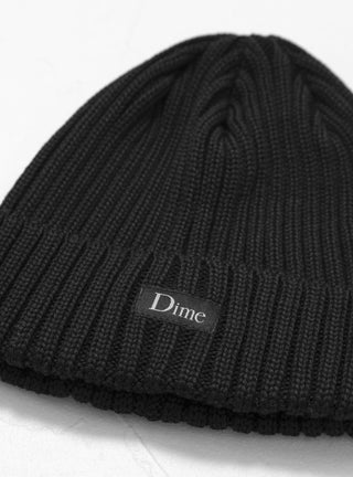 Classic Rib Beanie Black by Dime | Couverture & The Garbstore