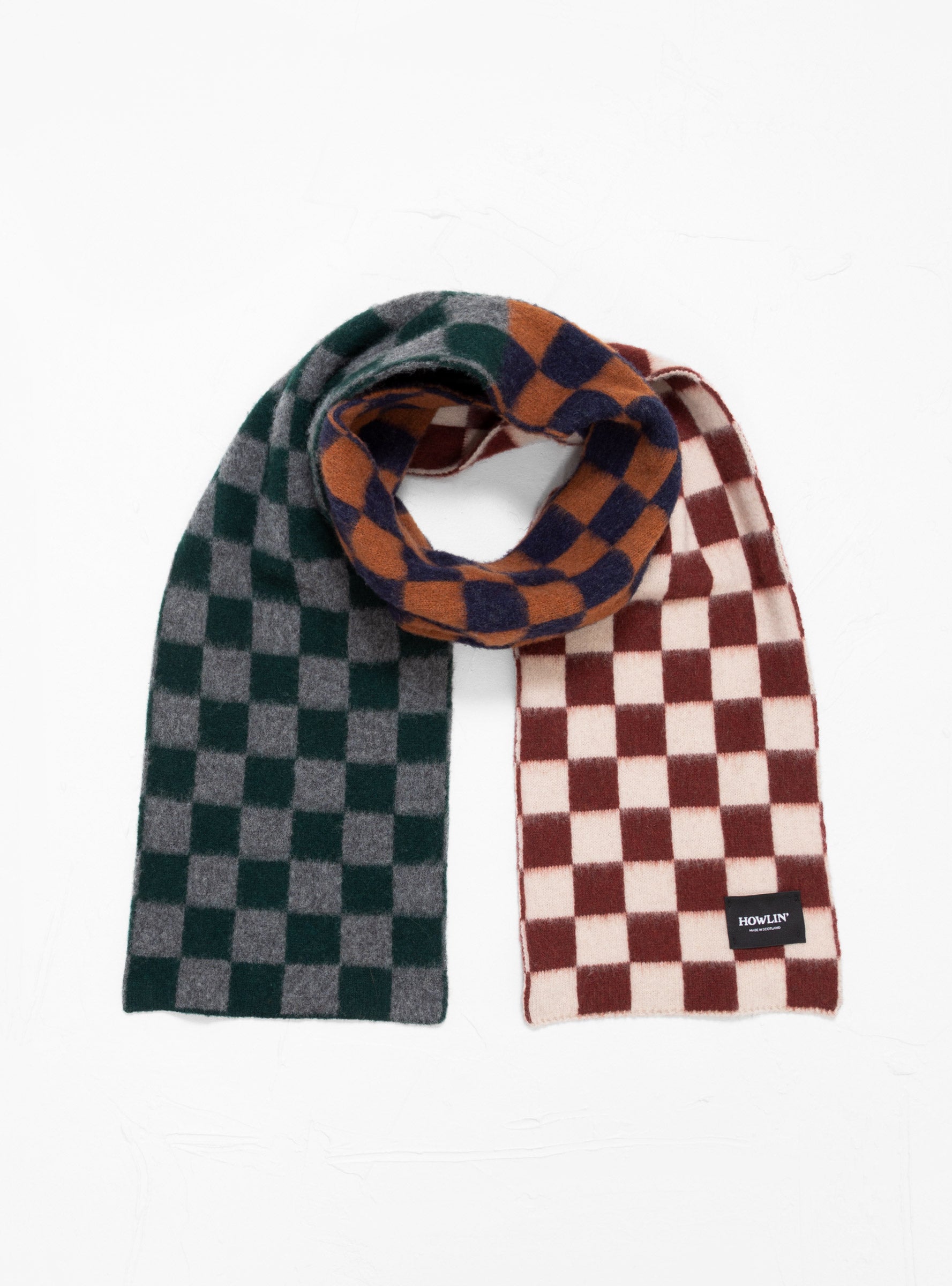 checker board scarf