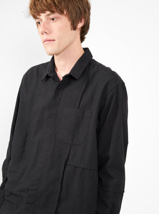 Combo Short Collar Shirt Black by Engineered Garments | Couverture & The Garbstore