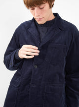 Loiter 8W Corduroy Jacket Navy by Engineered Garments | Couverture & The Garbstore