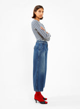 Leira Wide Cropped Jeans Mid Blue by Closed | Couverture & The Garbstore