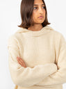 Knit Hoodie Mustard by Closed | Couverture & The Garbstore