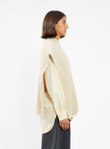 Turtleneck Poncho Beige by Closed | Couverture & The Garbstore