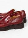 Chunky Loafers Dark Rust Red by Rejina Pyo by Couverture & The Garbstore