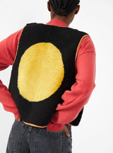 Moon Vest Cleaver Black & Yellow by Milena Silvano | Couverture & The Garbstore
