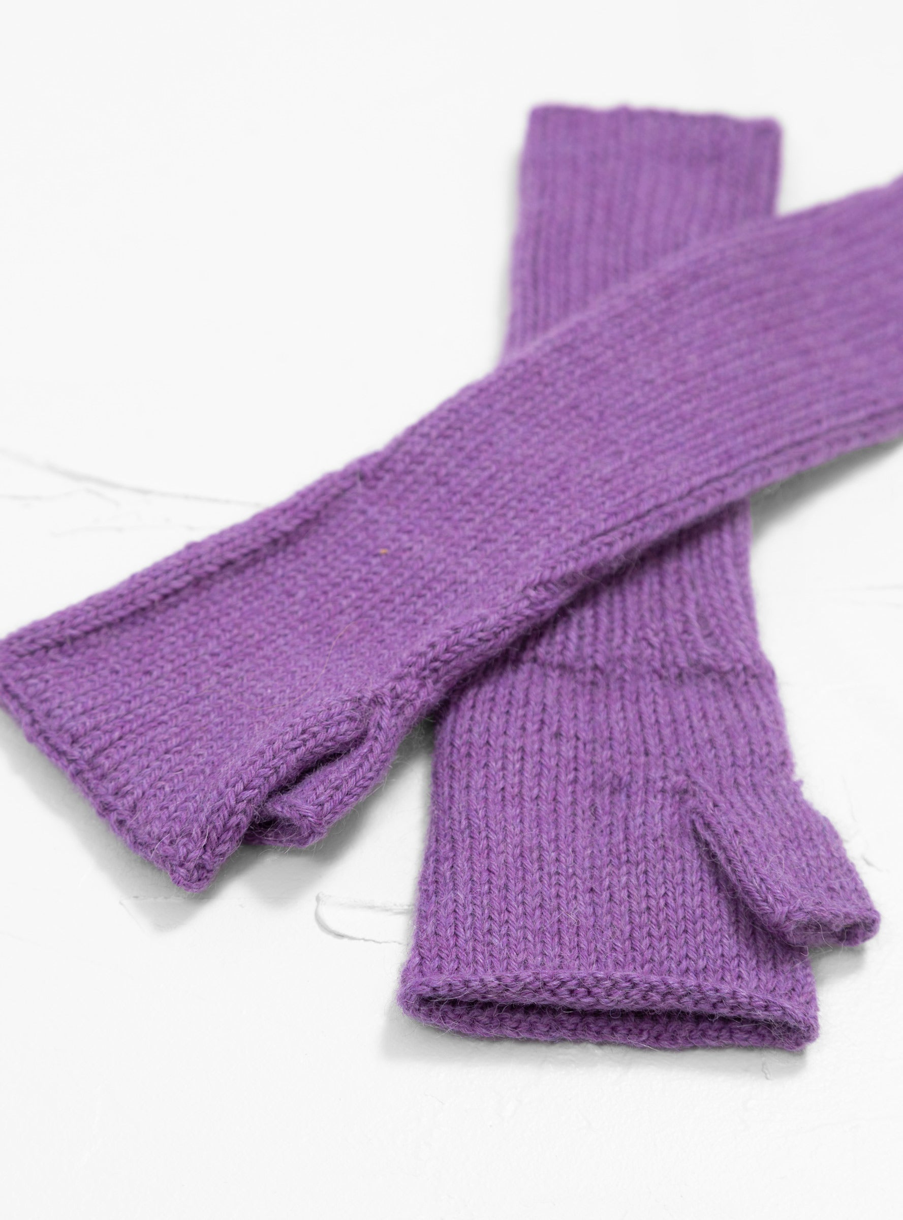 Baby Alpaca Gloves Purple