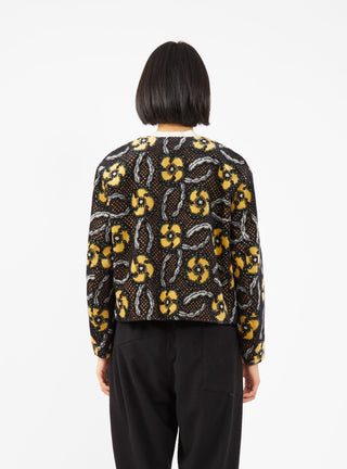 Northern Flower Jacket Black & Yellow by Minä Perhonen | Couverture & The Garbstore