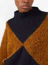 Fog Night Sweater Navy & Brown by Minä Perhonen | Couverture & The Garbstore