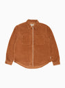 Wide Wale Cord Zip Shirt Copper by Stüssy by Couverture & The Garbstore
