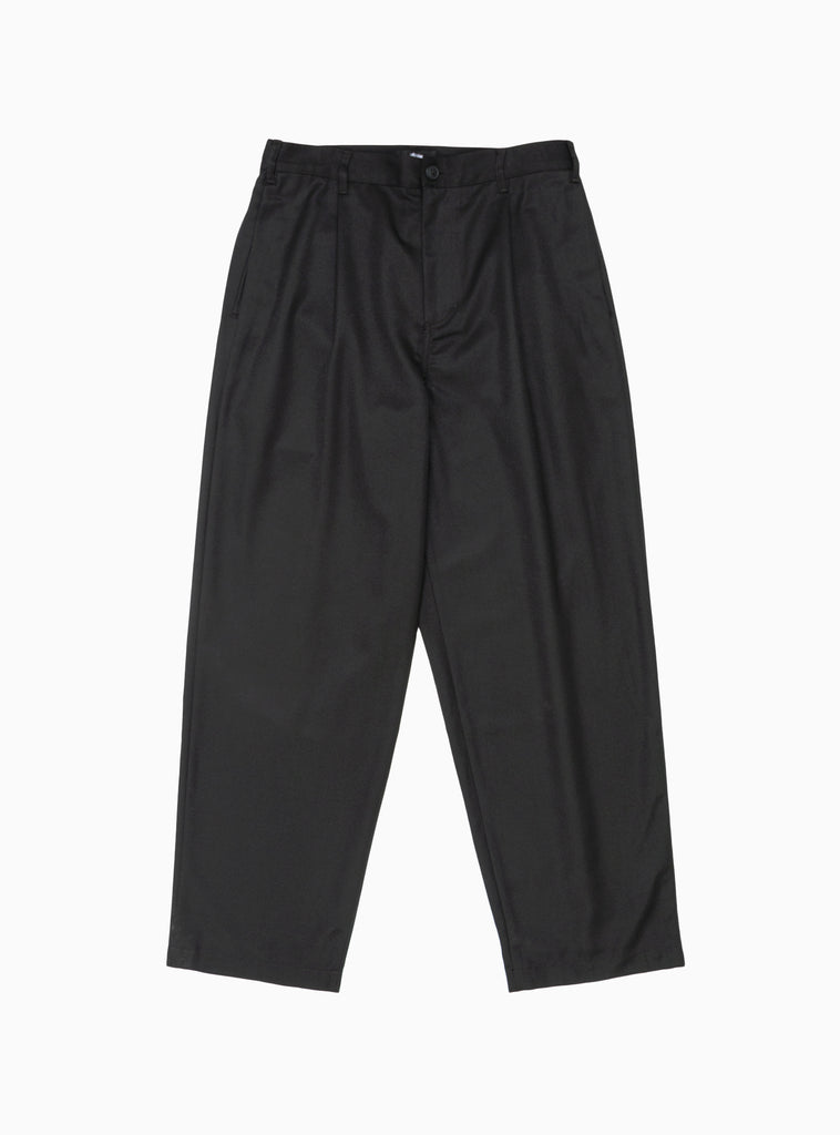 Volume Pleated Trousers Black by Stüssy | Couverture & The Garbstore