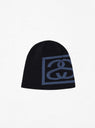 SS Link Beanie Black by Stüssy | Couverture & The Garbstore