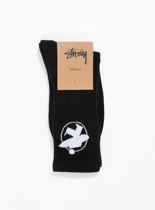Surfman Crew Socks Black by Stüssy | Couverture & The Garbstore