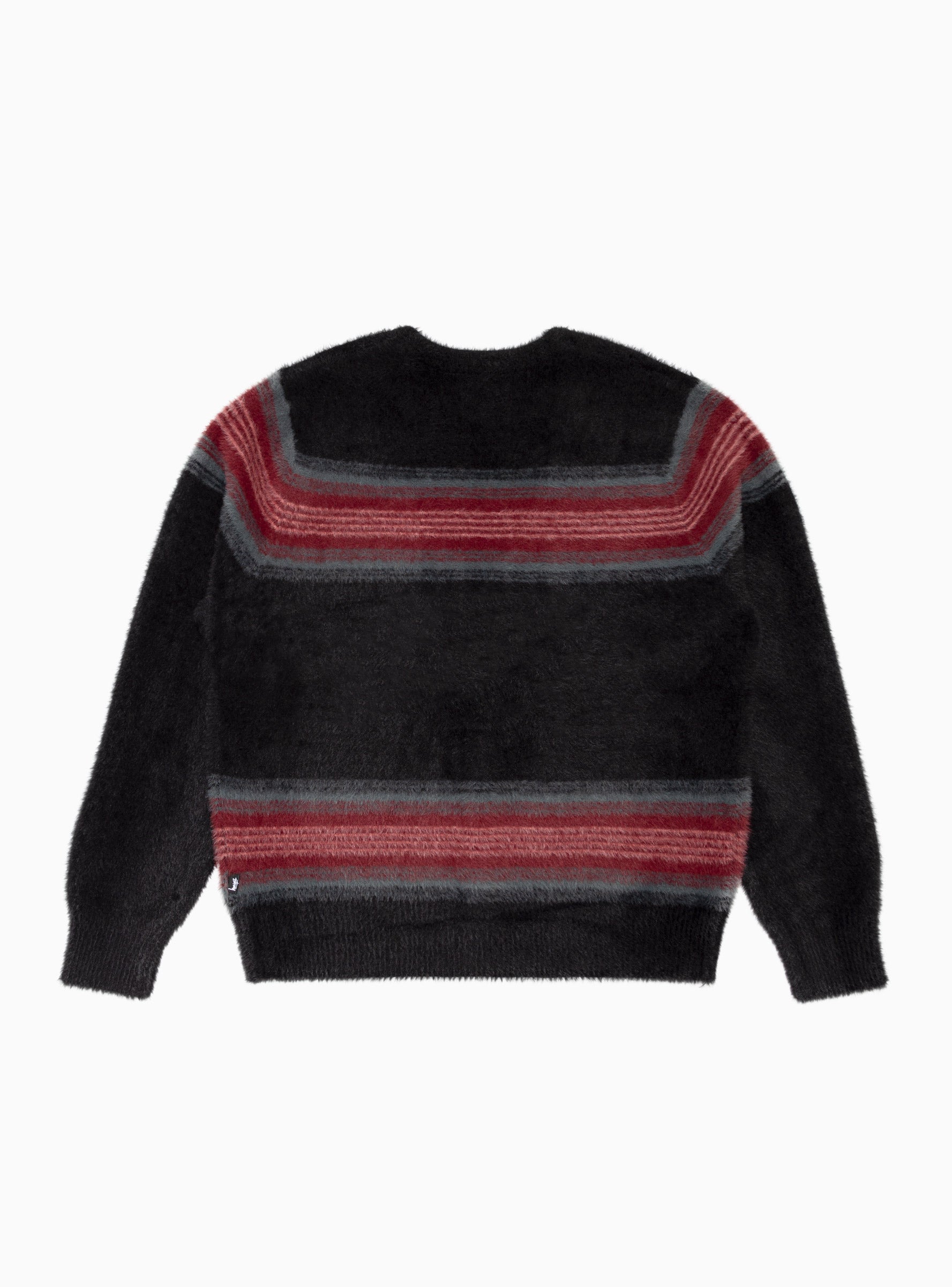 Shaggy Cardigan Black & Red Stripe by Stüssy | Couverture & The