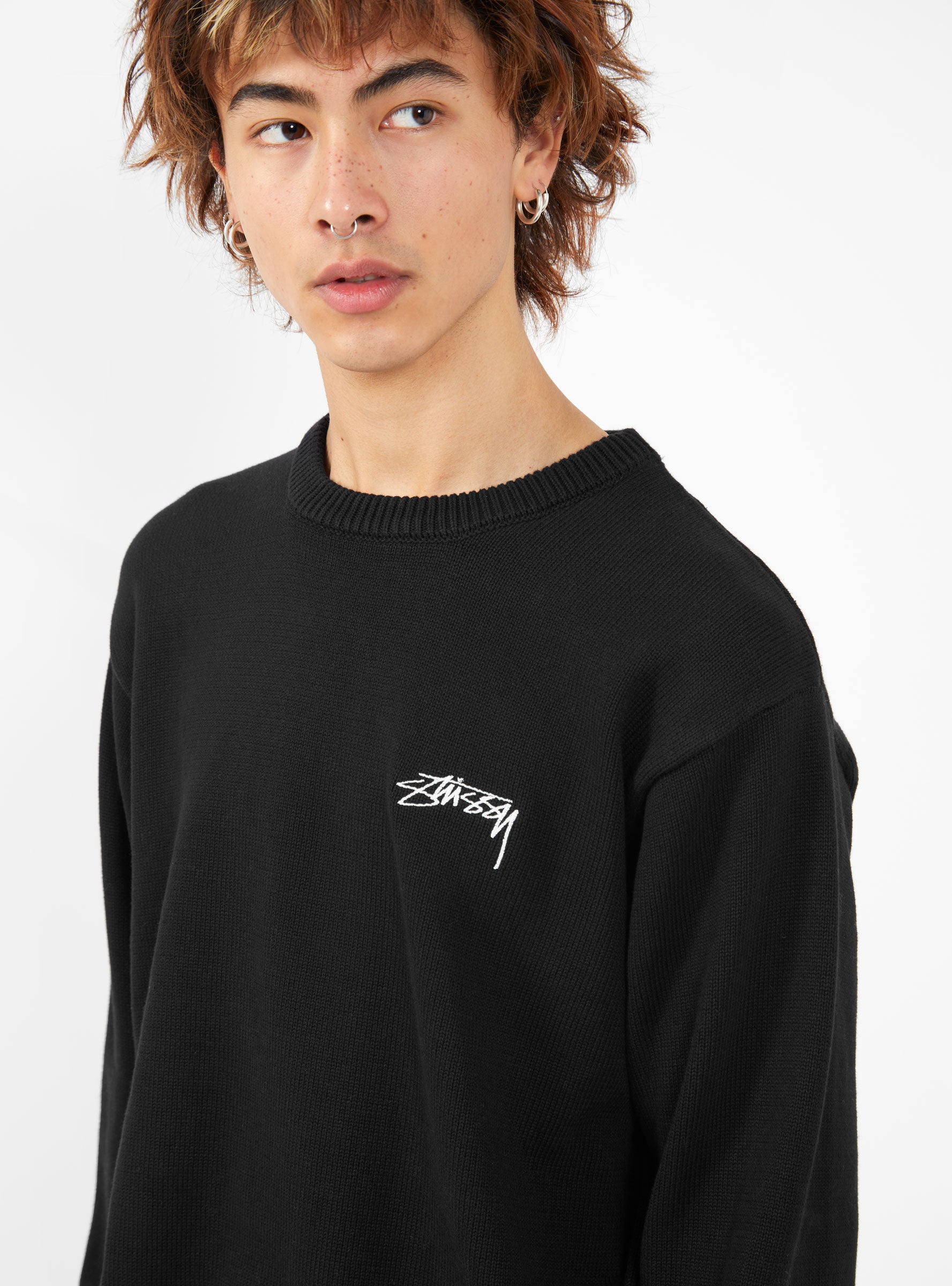Care Label Sweater Black
