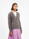 Nimbus Cardigan Musk Grey by Himalayan Cashmere Co | Couverture & The Garbstore