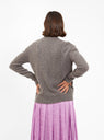 Nimbus Cardigan Musk Grey by Himalayan Cashmere Co | Couverture & The Garbstore