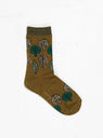 Lehti Wool-Blend Socks Khaki by Minä Perhonen | Couverture & The Garbstore