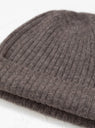 Nimbus Ribbed Beanie Musk Grey by Himalayan Cashmere Co | Couverture & The Garbstore