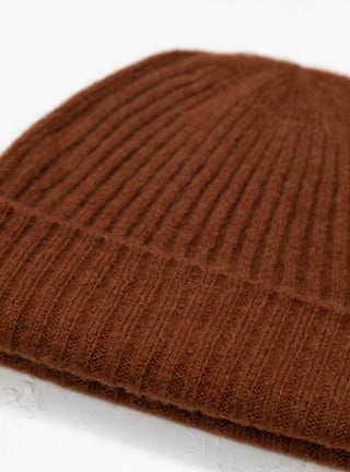 Nimbus Ribbed Beanie Syrup Brown by Himalayan Cashmere Co | Couverture & The Garbstore