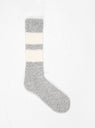 Retro Winter Outdoor Socks Grey & White by ROTOTO | Couverture & The Garbstore