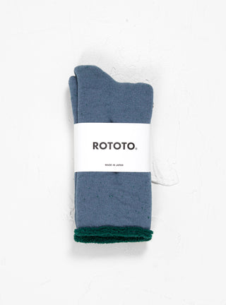 Double Face Cozy Sleeping Socks Light Blue & Green by ROTOTO | Couverture & The Garbstore