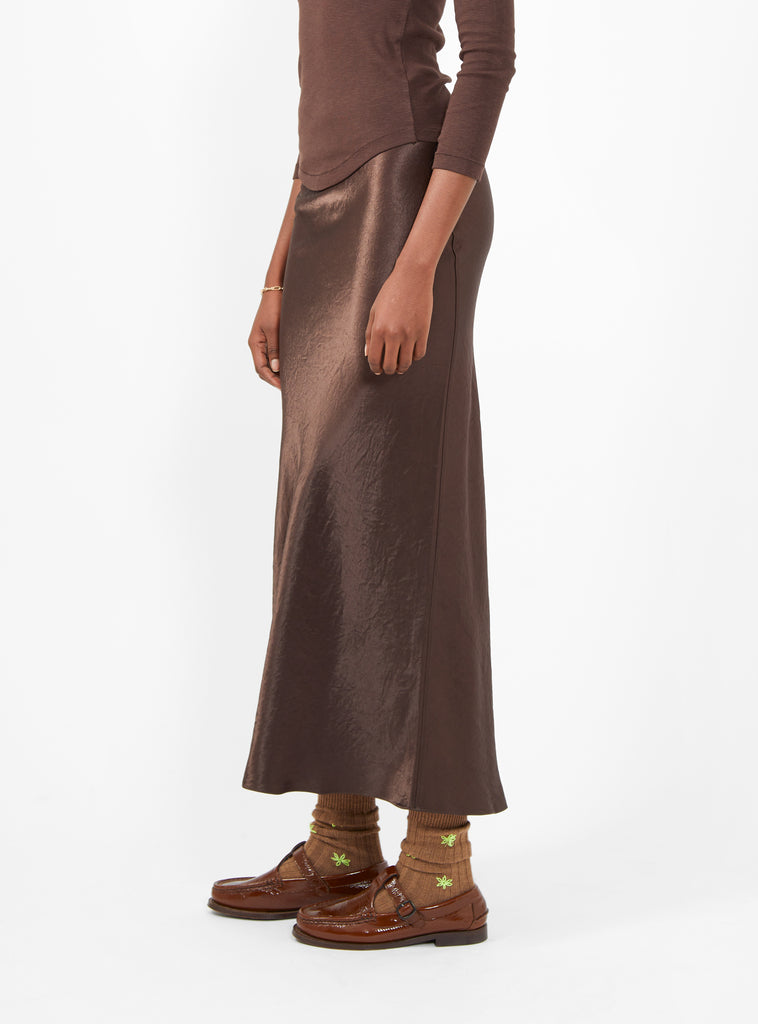 Nera Skirt Brown by Naya Rea by Couverture & The Garbstore