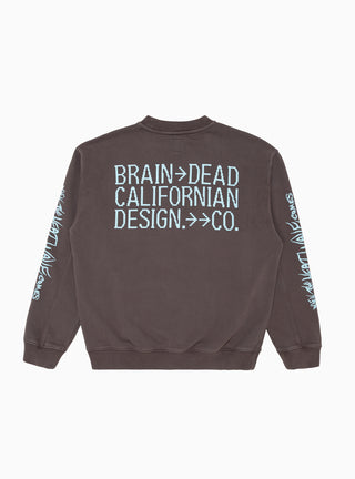 Electronic Attack Sweatshirt Grey by Brain Dead | Couverture & The Garbstore