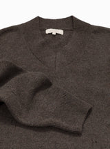V-neck Sweater Brown by mfpen | Couverture & The Garbstore