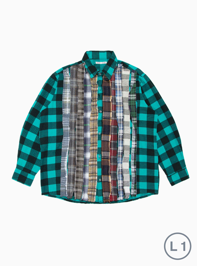 Rebuild Ribbon Flannel Shirt Multi by Needles | Couverture & The Garbstore