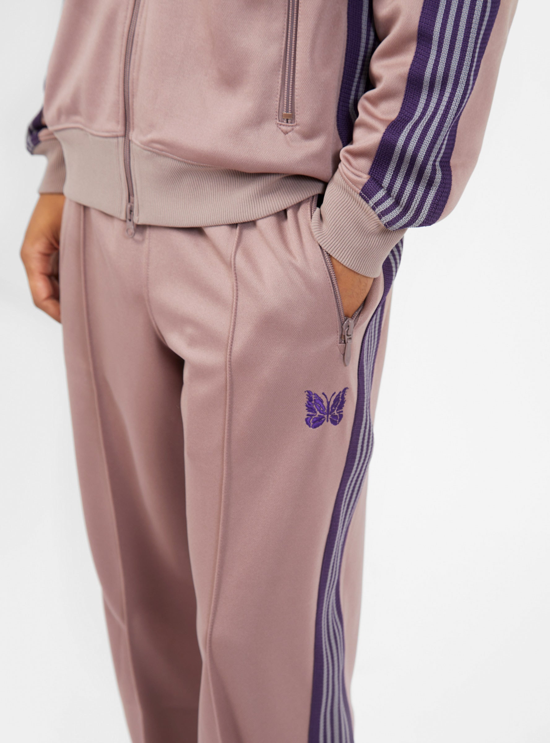 Poly Track Pants Taupe