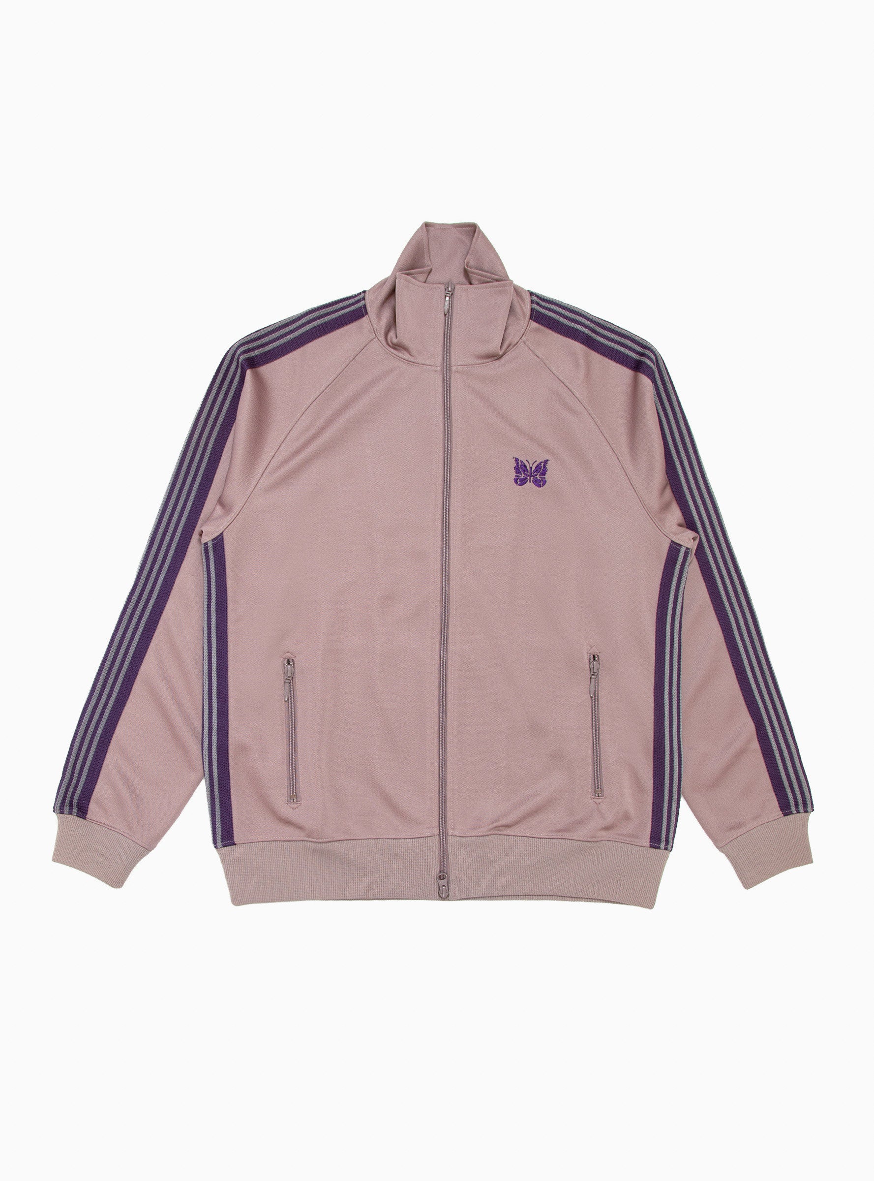 Poly Track Jacket Taupe