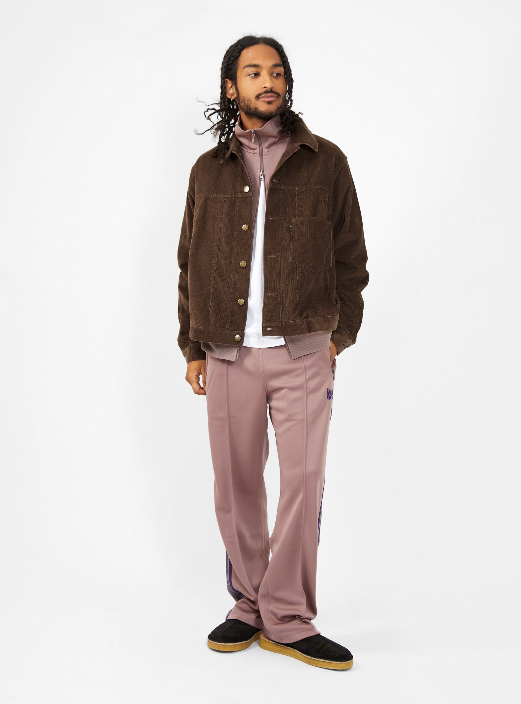 Darts 14W Corduroy Jean Jacket Brown by Needles | Couverture & The