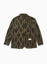Drunk Stripe 8W Corduroy Jacket Khaki by Kapital | Couverture & The Garbstore