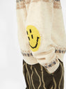 5G Nordic Smilie Sweater Ecru by Kapital | Couverture & The Garbstore