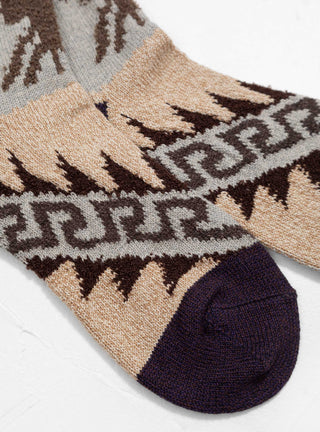 96 Yarns Cowichan Socks Beige by Kapital | Couverture & The Garbstore