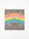 Rainbow & Birds Fastcolor Bandana Khaki by Kapital | Couverture & The Garbstore