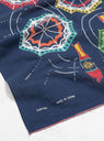 Gypsies & Horses Fastcolor Bandana Navy by Kapital | Couverture & The Garbstore