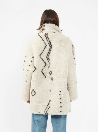 Beni Ourain Boa Fleece Jacket Off White by Kapital | Couverture & The Garbstore