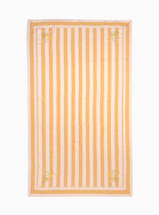 Sirkus Striped Tablecloth Yellow & Pink by Projektityyny | Couverture & The Garbstore