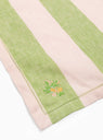 Sirkus Striped Napkin/Placemat Green & Pink by Projektityyny | Couverture & The Garbstore