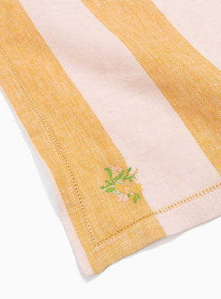 Sirkus Striped Napkin/Placemat Yellow & Pink by Projektityyny | Couverture & The Garbstore
