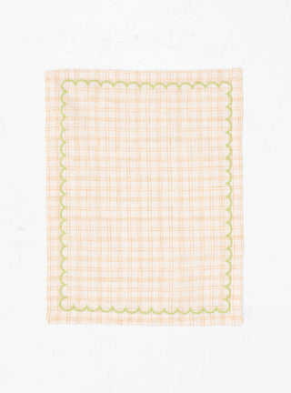 Vanuska Check Napkin/Placemat Honeycomb Yellow by Projektityyny by Couverture & The Garbstore