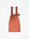 Tate Pleated Tote Bag Small Brick Red by PLECO | Couverture & The Garbstore