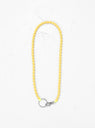 Pearls Long Keyholder Yellow by Ina Seifart by Couverture & The Garbstore