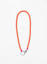 Pearls Long Keyholder Orange & Pink by Ina Seifart by Couverture & The Garbstore